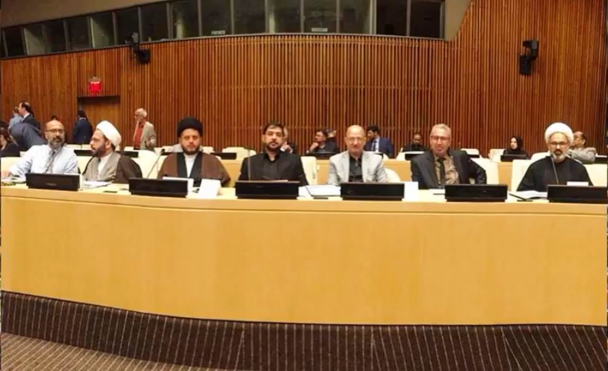 كلمة رئيس وفد العتبة الحسينية المقدسة في مؤتمر الامم المتحدة (صوت)