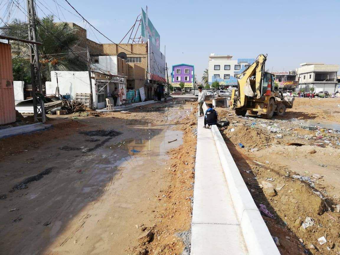 بلدية كربلاء تباشر بتأهيل حديقة في حي الملحق