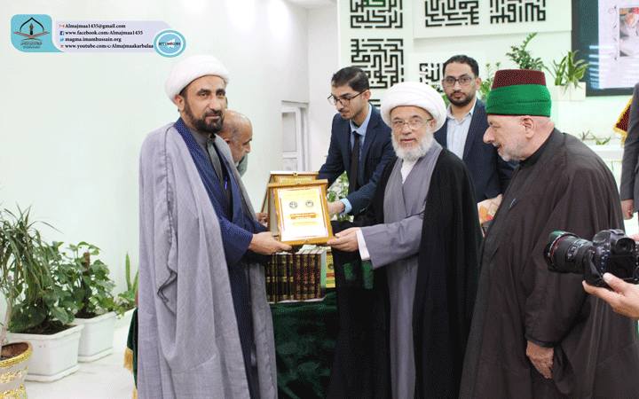 مجمع الامام الحسين ع لتحقيق تراث اهل البيت يقيم ندوة بعنوان (الدكتور حسين علي محفوظ  نموذجا عراقيا في خدمة التراث) (تقرير صوتي ومصور)