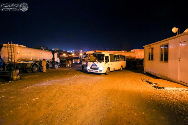 العتبة الكاظمية تطلق قافلة خدمة لمدينة سامراء للمشاركة في إحياء ذكرى شهادة الإمام الهادي عليه السلام
