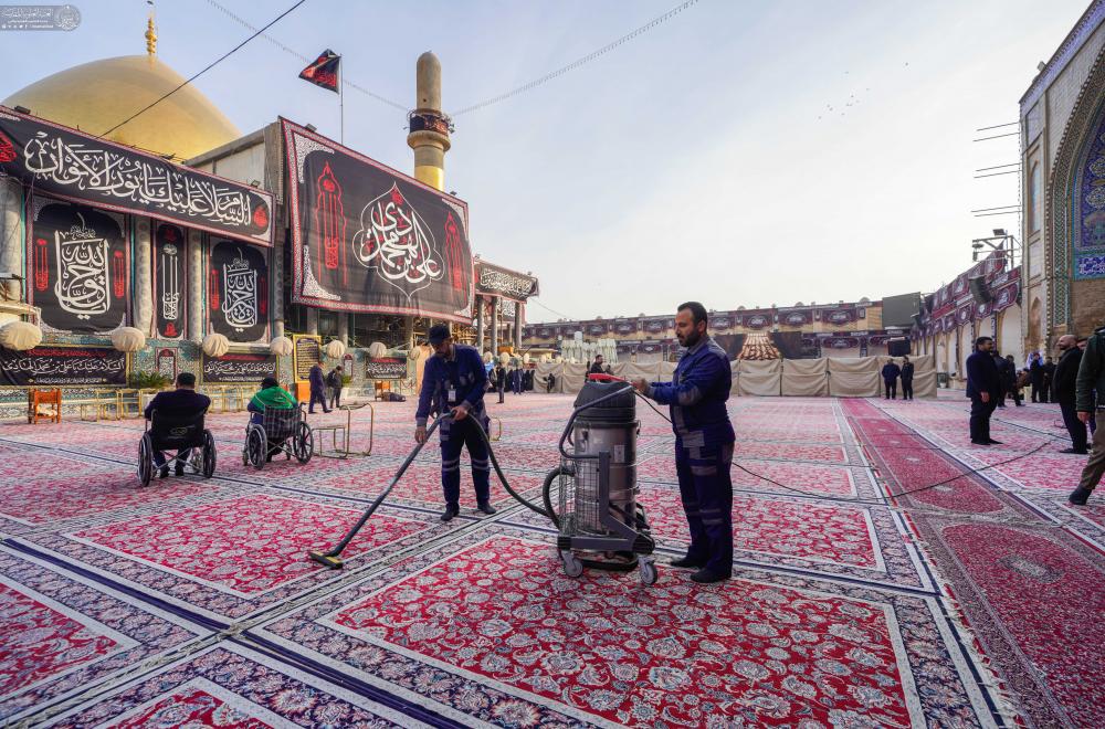 خدمات منوعة تقدمها كوادر العتبة العلوية للزائري الإمام الهادي عليه السلام