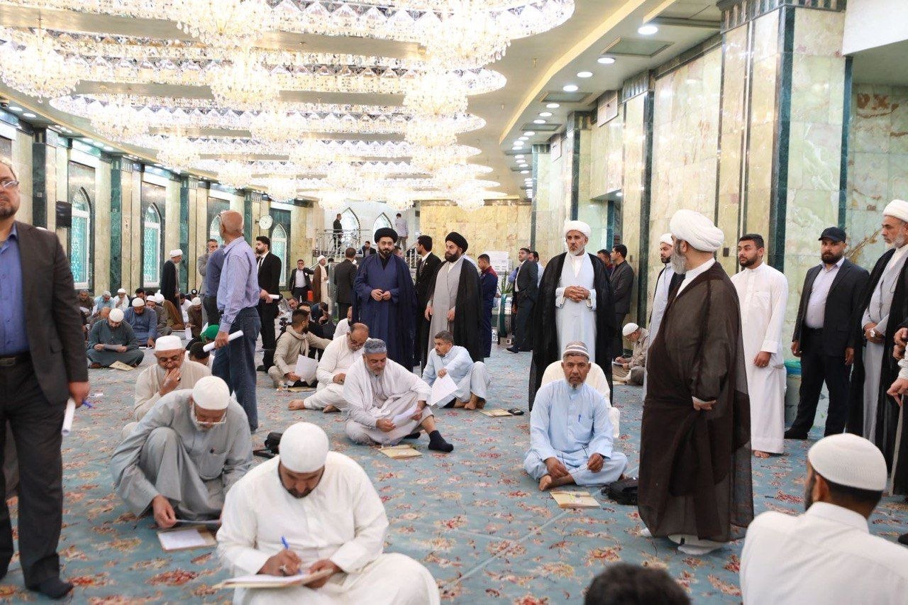 قسم الشؤون الدينية في العتبة الحسينية يقيم الإمتحان المركزي السنوي الثالث لطلبة المدارس الدينية في الحائر الحسيني الشريف