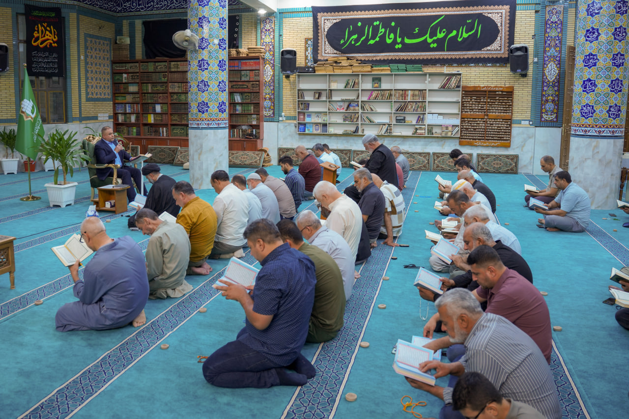 العتبة العباسية المقدسة تطلق برنامج قراءة صفحة من القرآن الكريم في قضاء طوز خورماتو