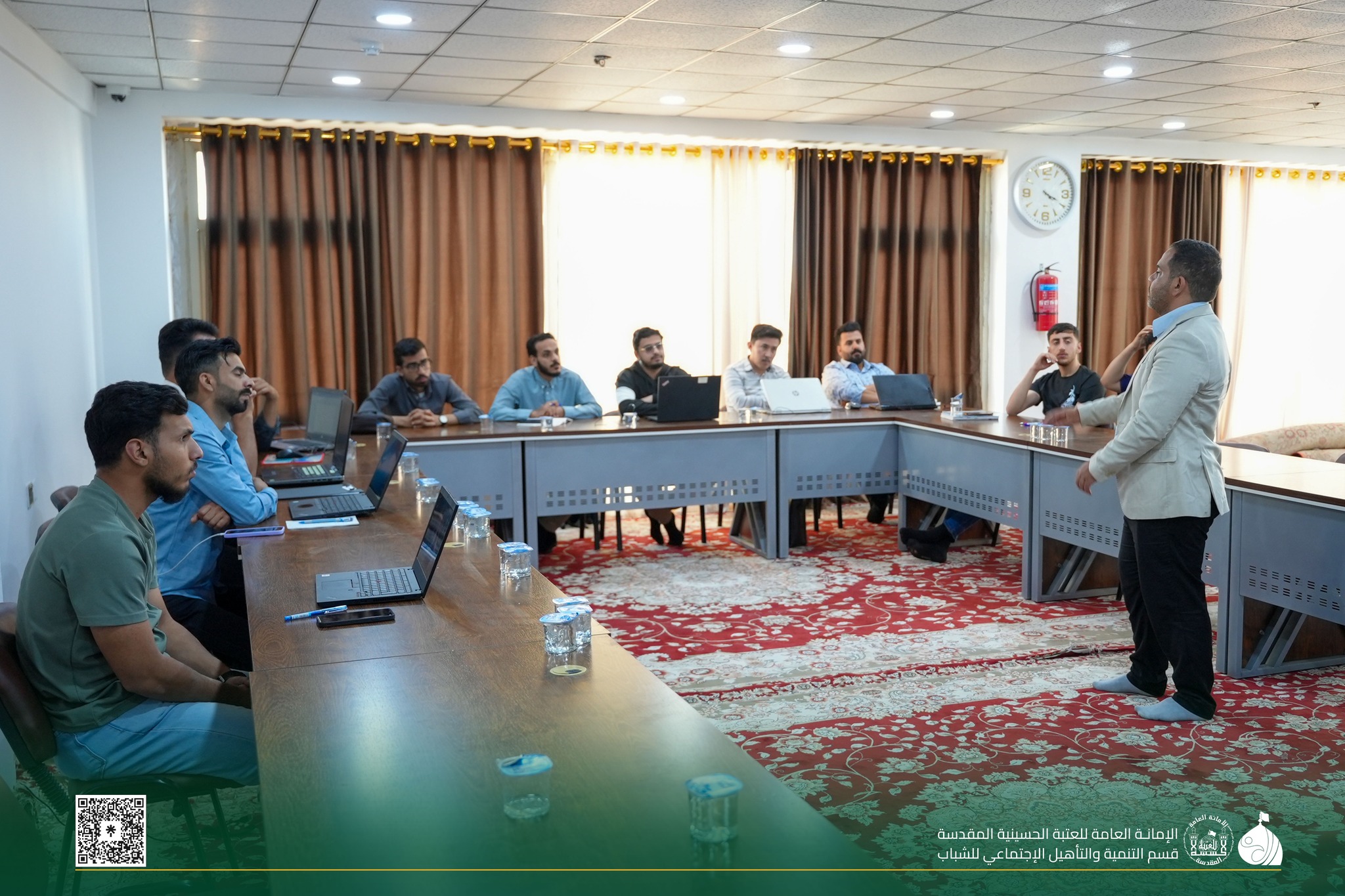 قسم التنمية والتأهيل الاجتماعي في العتبة الحسينية يطلق دورة الـ(الفوتوشوب) للشباب