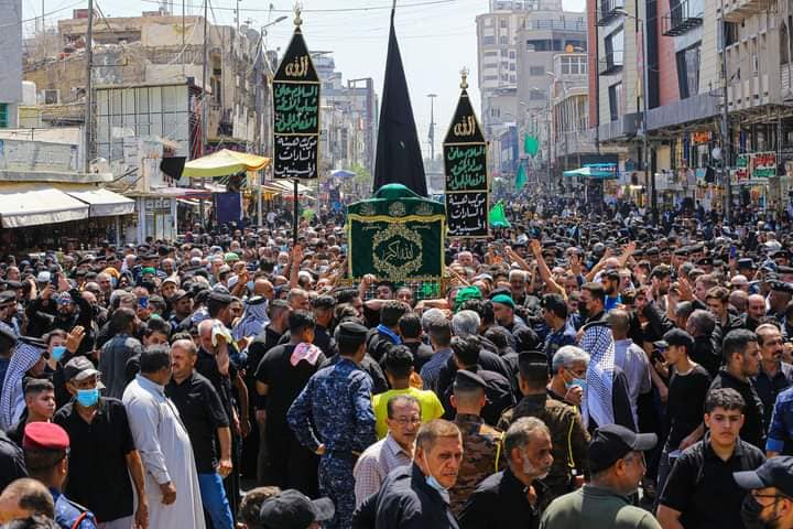 مدينة الكاظمية تستقبل الزائرين القادمين لإحياء ذكرى شهادة الإمام محمد الجواد عليه السلام