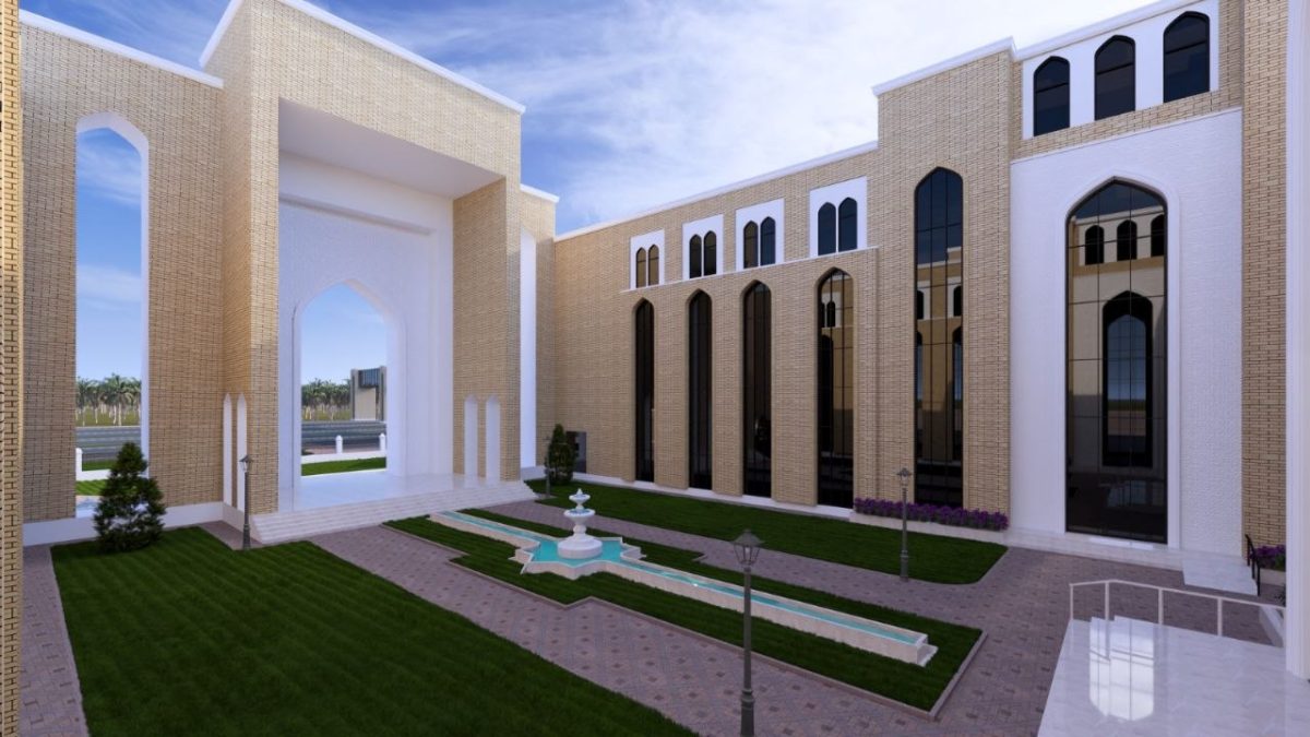 عمل متواصل يشهده مشروع توسعة جامعة الزهراء عليها السلام في بنايتي كليتي الصيدلية والتقنيات الطبية