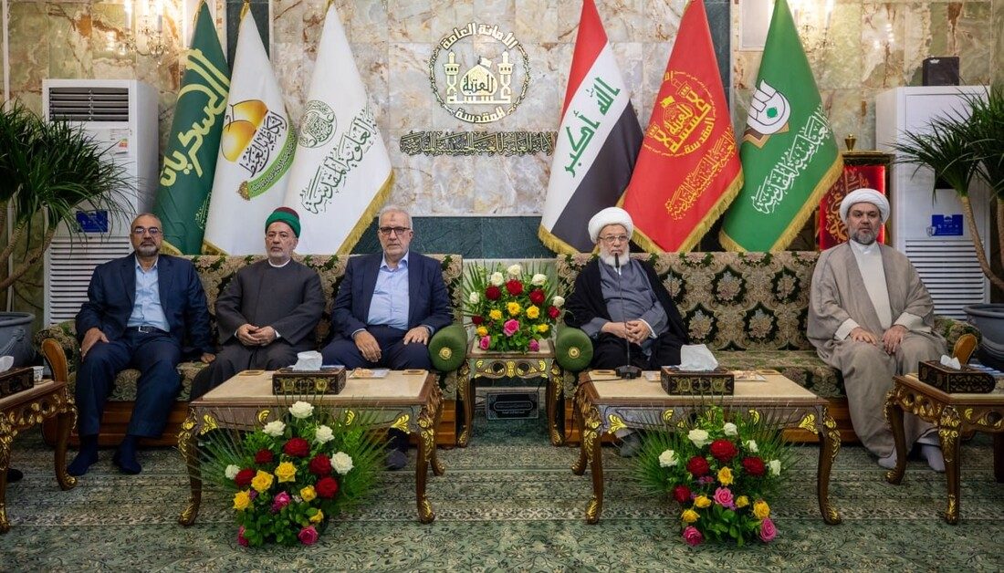 المتولي الشرعي للعتبة الحسينية يؤكد ضرورة تطوير الاداء الوظيفي لمنتسبي العتبة المطهرة وتقديم افضل الخدمات للزائرين