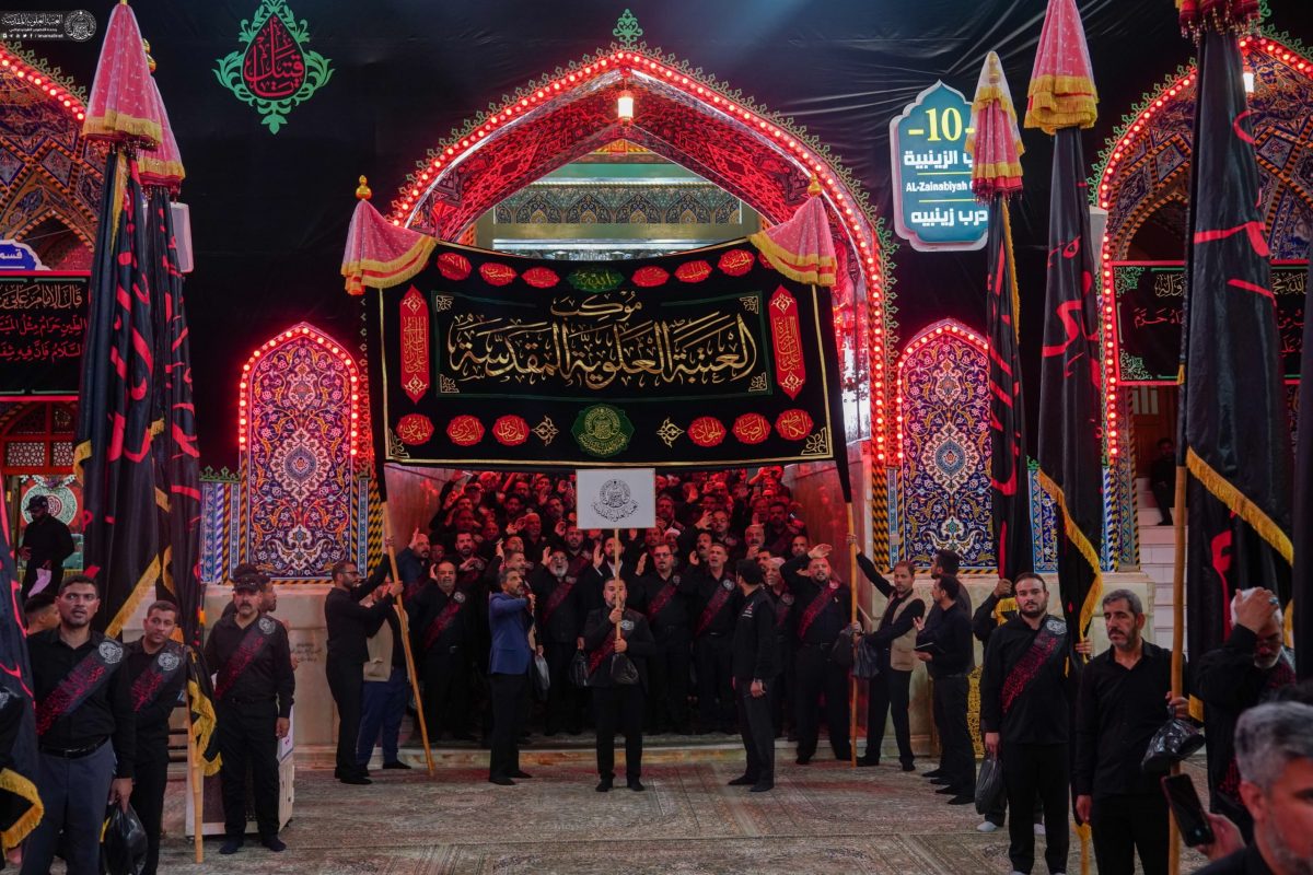 بالصور.. موكب العتبة العلوية المقدسة يُحيي ذكرى دفن الأجساد الطاهرة لشهداء واقعة الطف في كربلاء المقدسة