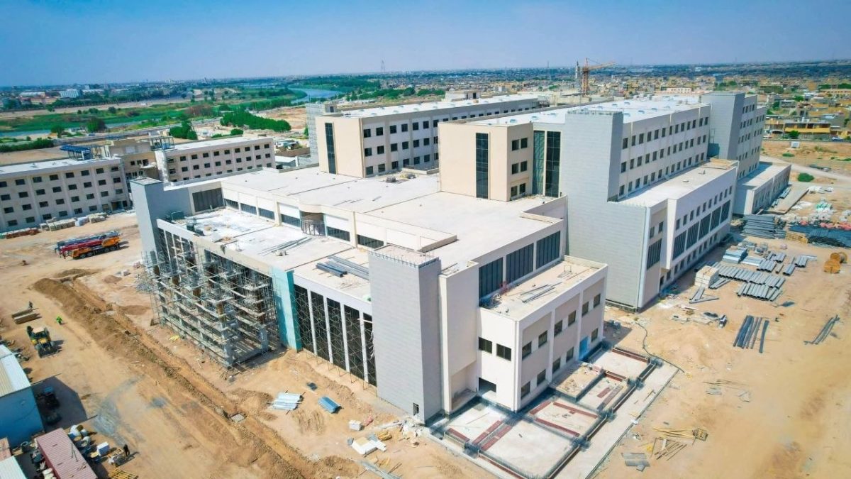 دائرة صحة واسط تعلن عن ارتفاع نسب إنجاز مشروع المستشفى التركي سعة 600 سرير في مدينة الكوت