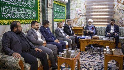سماحة الشيخ عبد المهدي الكربلائي يكرم الكفاءات الادارية المتأهلة في برنامج المدير المتميز المخصص لملاكات العتبة الحسينية المقدسة