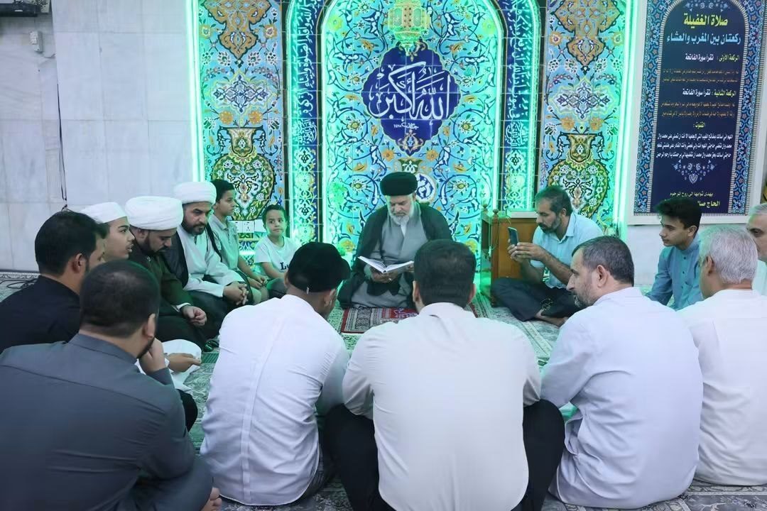 قسم دار القرآن الكريم في العتبة الحسينية المقدسة يقيم محفلا قرآنيا مباركا في رحاب مسجد الحنانة بمدينة النجف الأشرف