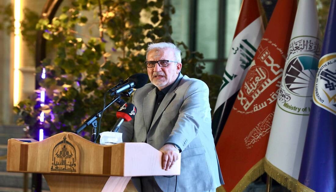 الأمين العام للعتبة الحسينية: مشروع الأقسام الداخلية للبنات في جامعة وارث يمثل منجزا جديدا من مشاريع البناء والإعمار التي تتبناها العتبة الحسينية