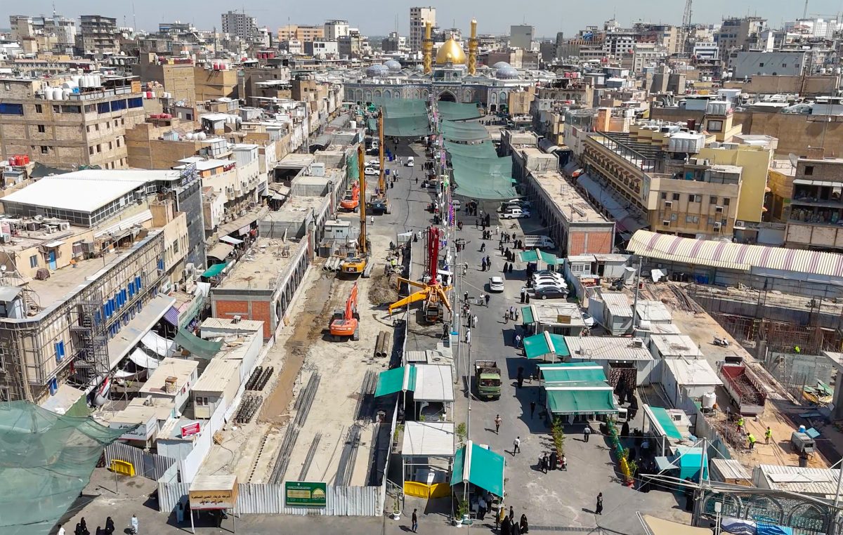 العتبة العباسية المقدسة تعلن قرب المباشرة بتنفيذ مشروع سرداب باب قبلة أبي الفضل العباس عليه السلام بمساحة 20 ألف متر مربع