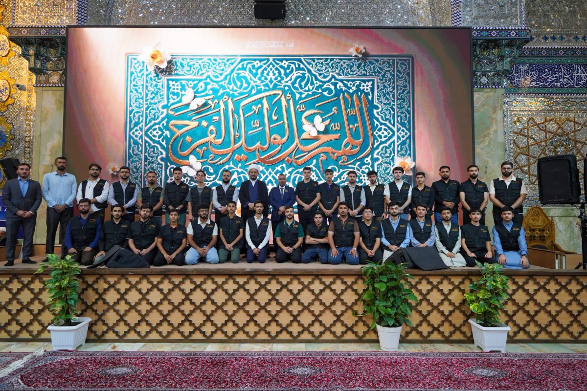 مركز (أمان لأهل الجانبين) في العتبة العسكرية ينظم مخيما ثقافيا لمجموعة من طلبة قضاء خانقين