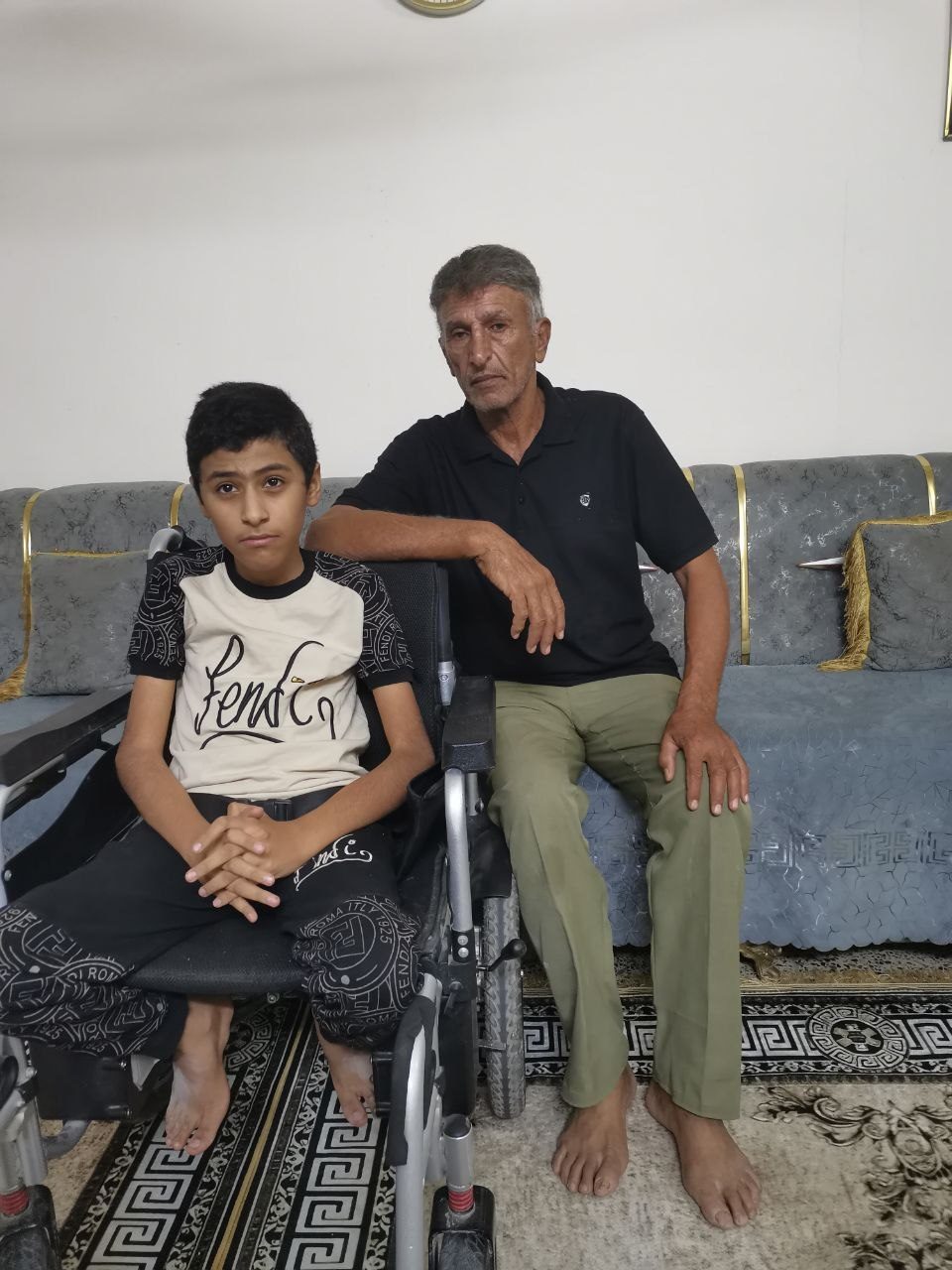 صراع مع المرض قصة ترويها تفاصيل الحياة اليومية للطفل أحمد الذي ضربه مرض ضمور العضلات - دوشين
