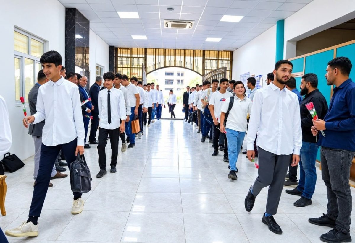 في أول عام دراسي تشهده الإعدادية منذ تأسيسها .. إعدادية الثقلين المهنية للبنين تستقبل أول دفعة من طلبتها