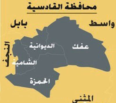 محافظ الديوانية يؤكد نشر قوات أمنية بهور الدلمج لمنع المتجاوزين