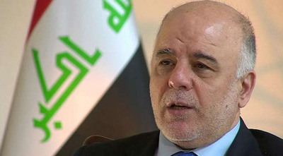رئيس الوزراء يشكو من ضعف الدعم الدولي المقدم للعراق بحربه ضد العصابات الارهابية