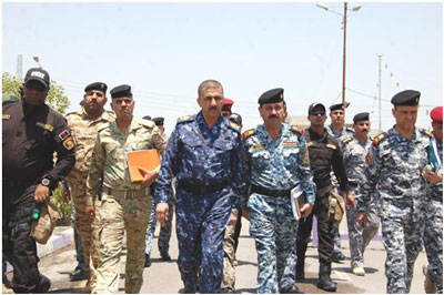 قوات الشرطة الاتحادية تمسك بثلاثة خطوط للصد في محافظة صلاح الدين(صوت)
