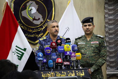 الشرطة الاتحادية تعلن مقتل اثني عشر ارهابيا بينهم سعودي الجنسية شرق الرمادي