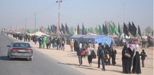 ممثلية المواكب الحسينية في ديالى تعلن نصب 85 موكبا لخدمة الزوار على طريق ب‍عقوبة بغداد