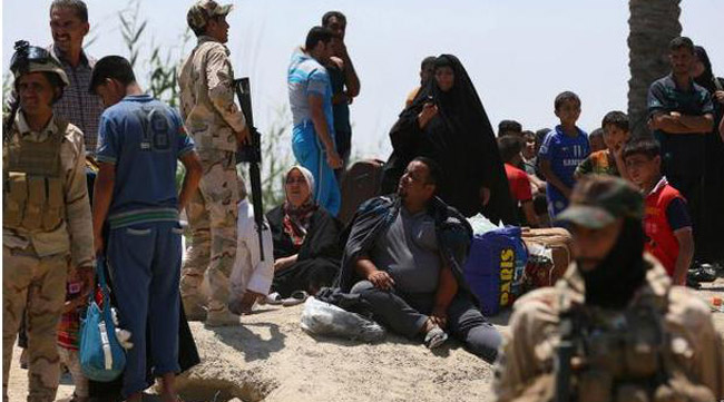 الحشد الشعبي يؤكد التزامه بتوصيات المرجعية الدينية العليا بالتعامل الانساني مع أهالي المناطق المحررة