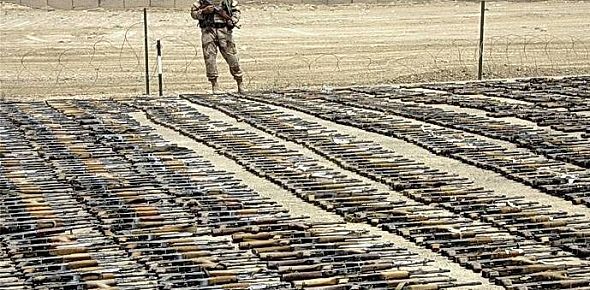 ضبط أكثر من 150 كغم من مادة "السي فور" شديدة الانفجار بمحافظة ديالى