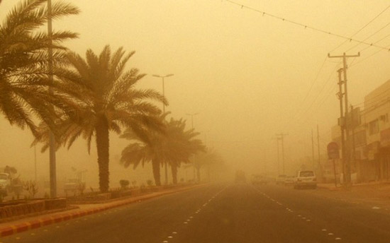 توقعات بطقس حار ومغبر خلال اليومين المقبلين في مناطق العراق كافة