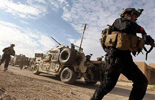 القوات الامنية تبدأ عملية تطهير منطقة البو ريشة شمال الرمادي
