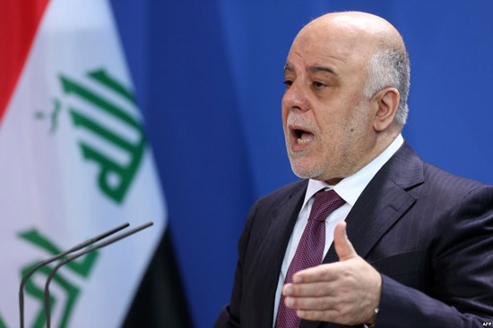 العبادي يؤكد وقوفه ضد استجواب وزير الدفاع في الوقت الحالي لما يمر به البلد من معارك ضد الارهاب(صوت)