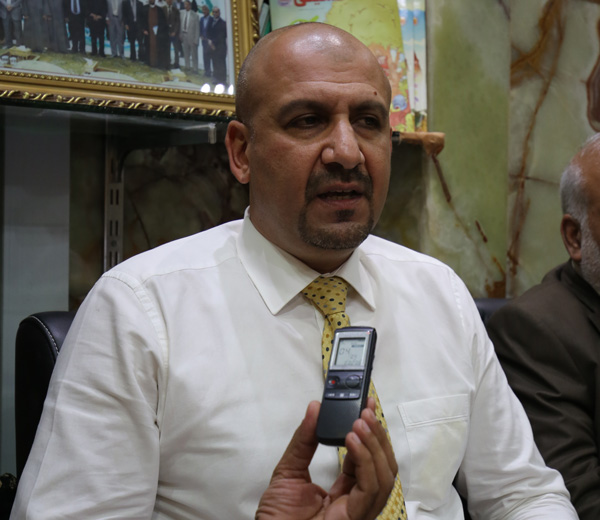 وفد يمثل رئيس الوزراء يزور اسرة الشهيد خالد حمزة في بابل (صوت)