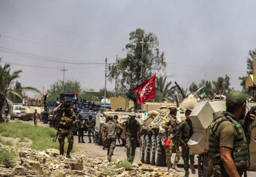 الحشد الشعبي يقتحم قرية البو كنعان ويكبد الارهابيين خسائر فادحة بالارواح