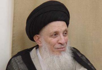 المرجع الديني الكبير السيد محمد سعيد الحكيم يطالب السياسيين بتوحيد صفوفهم وبناء مؤسسات الدولة بأسس صحيحة