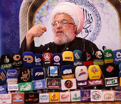 المرجعية الدينية العليا تحيي المقاتلين الابطال وتبارك انتصاراتهم في الموصل،وتوصي بضرورة التعامل الانساني مع المواطنين(صوت)