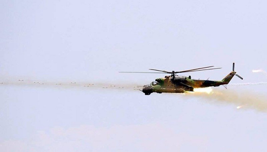 طيران الجيش يتمكن من قتل عدد من  الدواعش وتدمير آلياتهم غرب الموصل