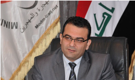وزير الهجرة والمهجرين : وصول اعداد النازحين  اكثر من 250 الف نازح من الجانب الايمن للموصل(صوت)
