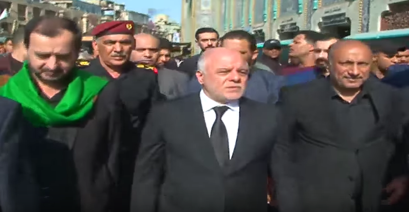 رئيس الوزراء العراقي يثني على جهود العتبات المقدسة وكربلاء حكومةً وشعبا (استمع)