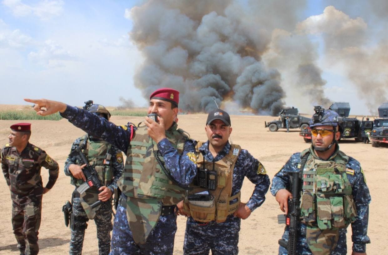 الشرطة الاتحادية تدمر 3 أوكار للعصابات الإرهابية في كركوك