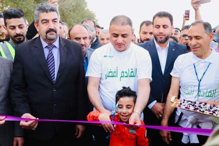 بجهود ذاتية .. حكومة واسط المحلية تحتفل بإنجاز مشروع كورنيش الجامعة