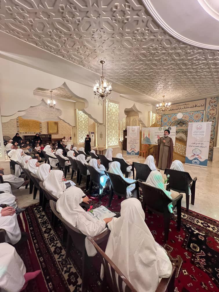 مركز التبليغ القرآني الدولي التابع للعتبة الحسينية ينظم حفلاً تكريمياً للمكلفات من العوائل السورية المقيمة في لبنان