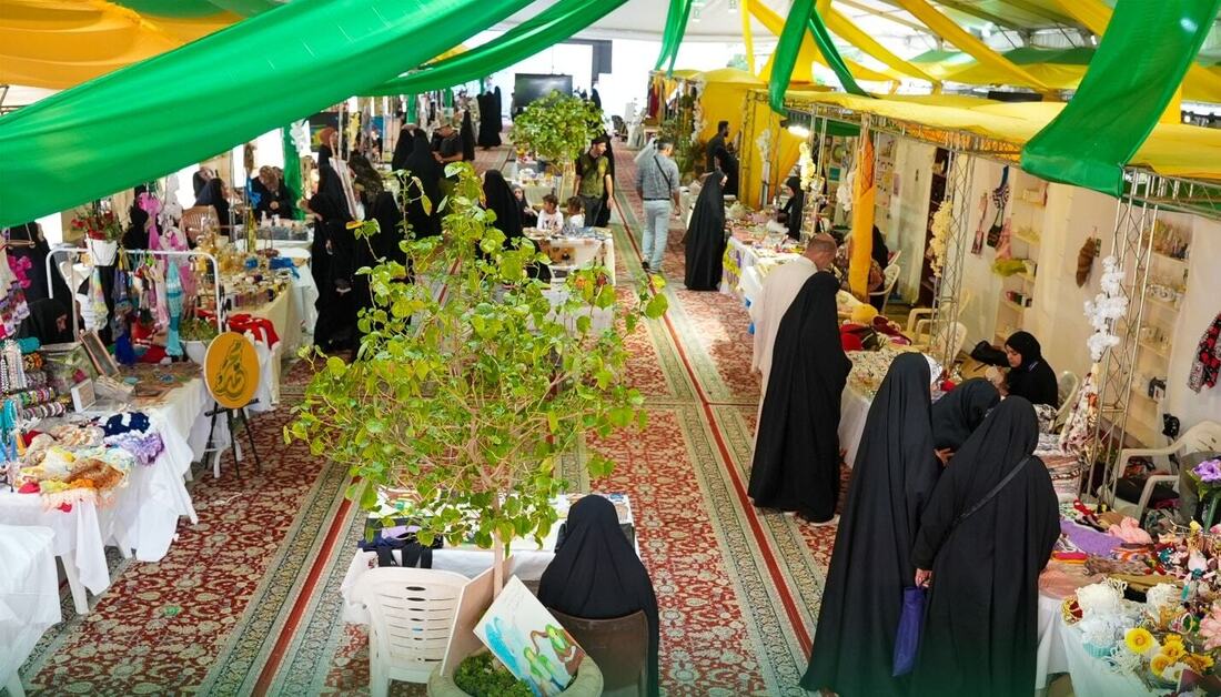 قسم التنمية والتأهيل الإجتماعي للشباب في العتبة الحسينية يختتم فعاليات سوق الشباب
