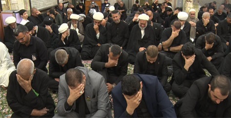 العتبة الحسينية المقدسة تقيم مجلس عزاء لاستذكار شهادة السيدة فاطمة الزهراء عليها السلام
