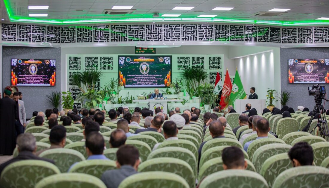 العتبة الحسينية تنظم المؤتمر التكريمي الاول لأساتذة الجامعات والذي حمل عنوان ( الاستاذ الدكتور هادي عطية الهلالي .. سيرة ومعنى )