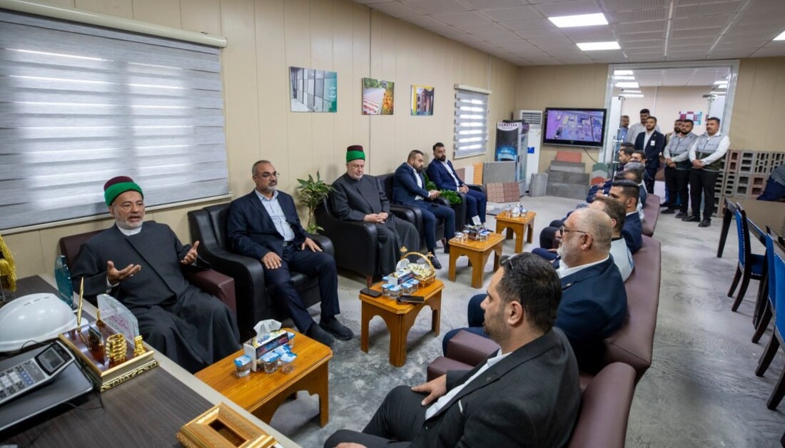 بالصور.. نائب الأمين العام للعتبة الحسينية يجري زيارة ميدانية إلى المدينة الصناعية