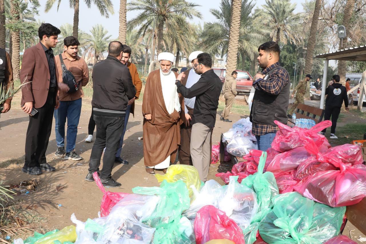 وفد من قسم الشؤون الدينية في العتبة الحسينية يزور مستشفى الرشاد للأمراض النفسية والعقلية في العاصمة بغداد