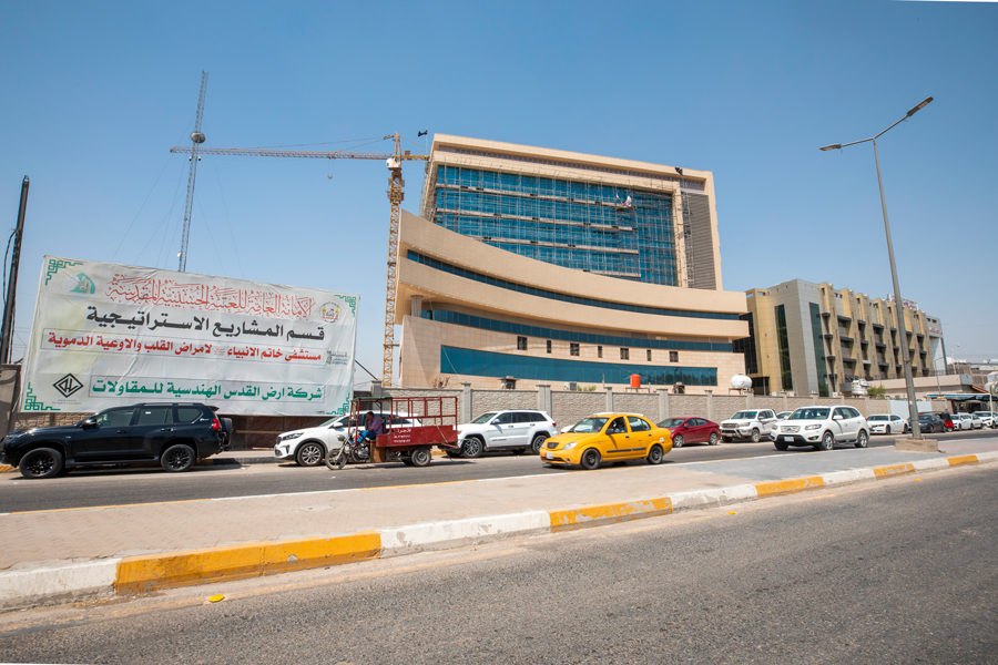 بوتيرة متصاعدة .. العتبة الحسينية تعلن مواصلة العمل بمشروع مستشفى خاتم الانبياء صلى الله عليه وآله لأمراض القلب في كربلاء