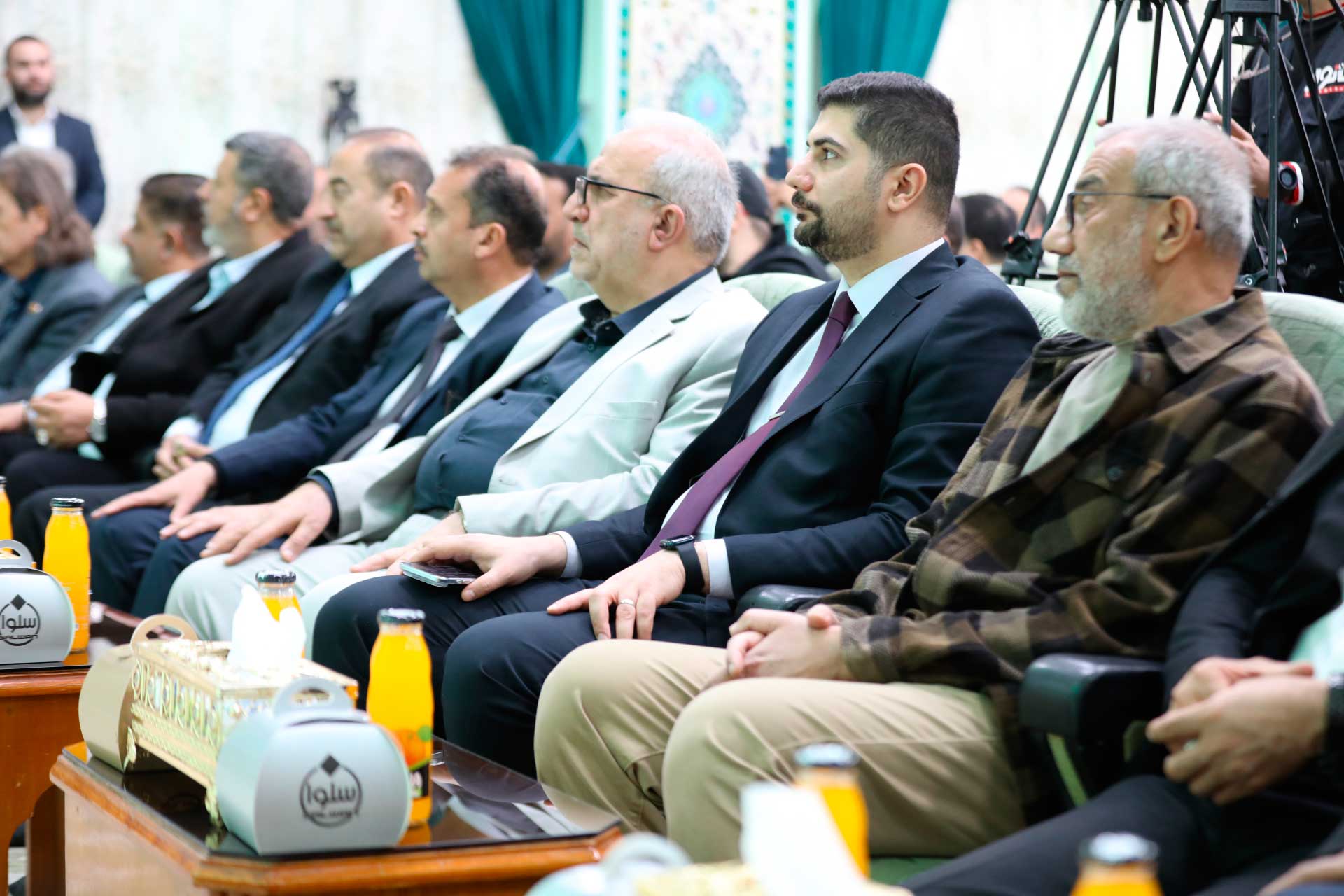 بالصور.. بحضور الامين العام للعتبة الحسينية المقدسة ورئيس قسم الاعلام.. اطلاق فعاليات مسابقة خطوة الدولية الثالثة