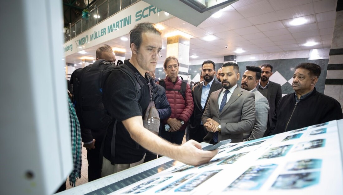 بالصور: وفود مسابقة (خطوة) الدولية الثالثة التي نظمها قسم الإعلام تطلع على مشاريع العتبة الحسينية