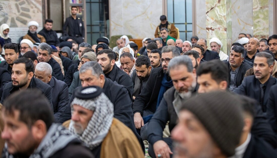 بالصور : العتبة الحسينية تقيم مجلس عزاء في الصحن الشريف بمناسبة ذكرى وفاة السيدة زينب الكبرى صلوات الله وسلامه عليها