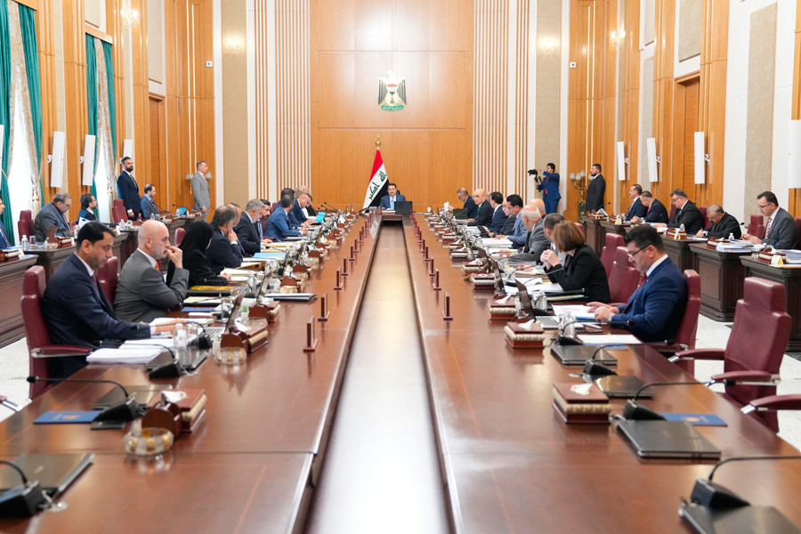 مجلس الوزراء يستعرض الأوضاع العامة في البلاد خلال جلسته التي عقد يوم أمس الثلاثاء
